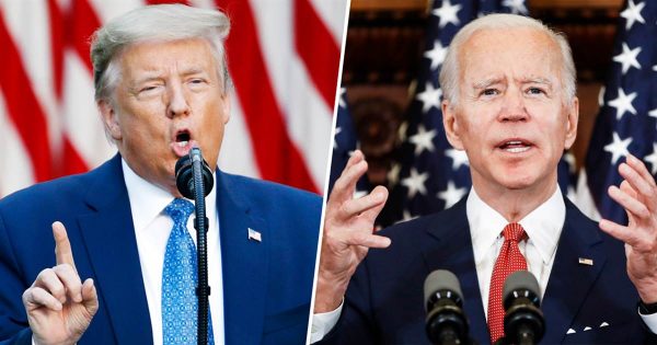 Biden urges people to trust vaccines and scientists, not Trump.