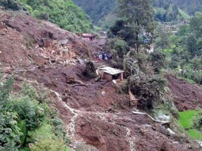 Landslides displace six families in Myagdi