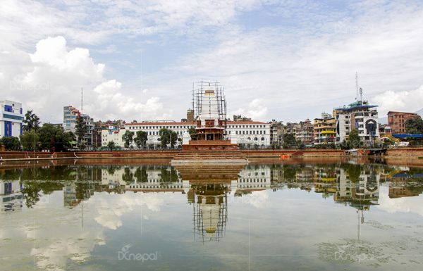 Ranipokhari gets filled with water after five years (Photo Feature)