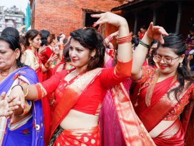 Today, Nepali Women Kickstart the Joyous Teej Festival Celebration!