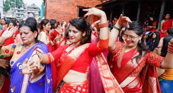 Today, Nepali Women Kickstart the Joyous Teej Festival Celebration!