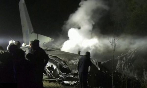 Ukraine military plane crashes leaving 25 dead