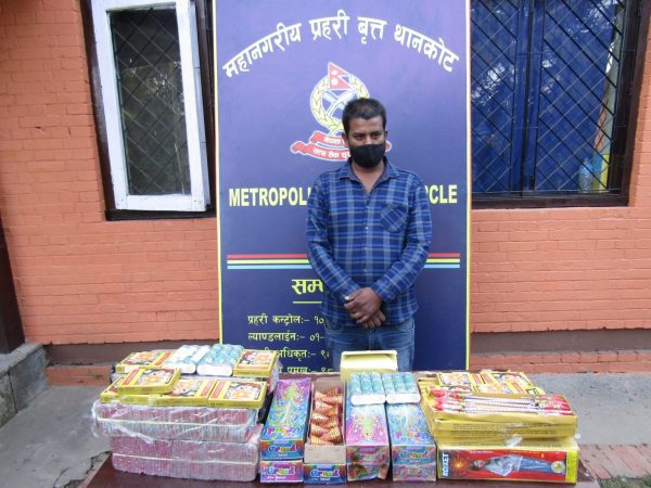 Large quantity of illegal firecrackers seized at Nagdhunga