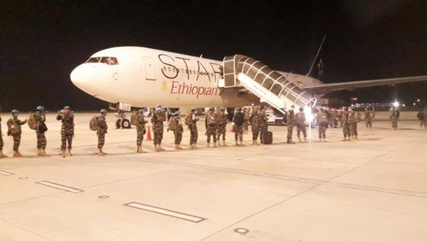 78 Nepali Army Peacekeepers departed for South Sudan