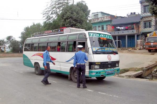 Strict Road Transport Inspection in Illam