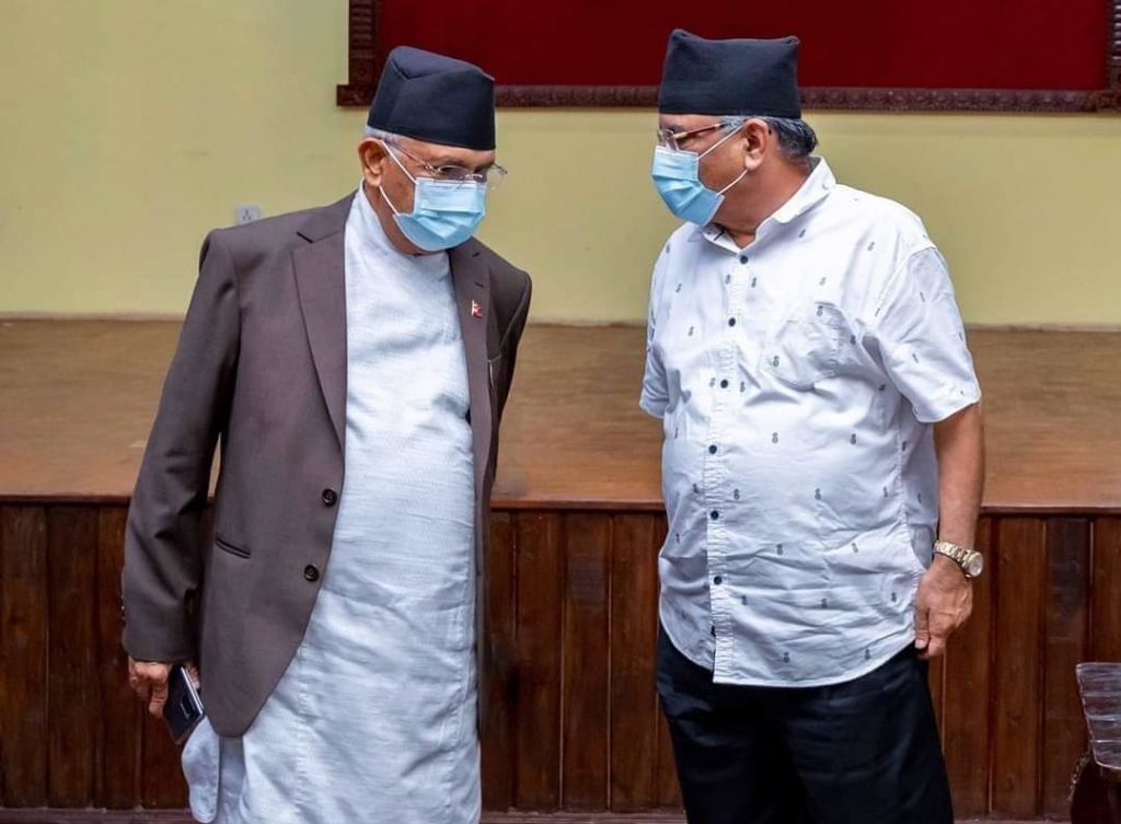 ‘Your turn to listen now’: Prachanda to Oli