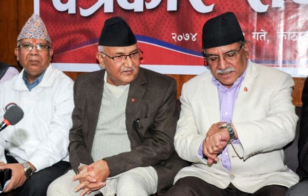 Nepal alarmed over Oli-Prachanda bonding