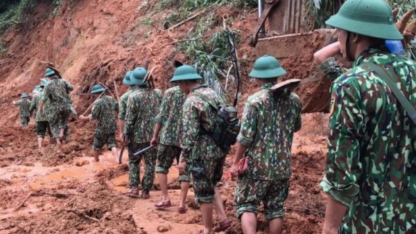 Landslide in Vietnam kills 11 soldiers