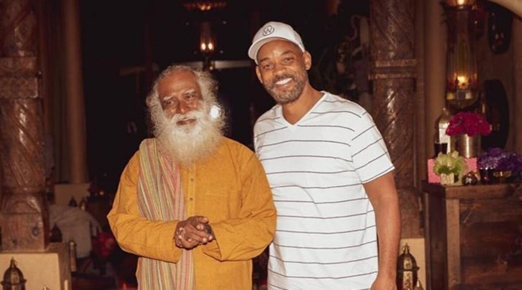 Spiritual leader Sadhguru meets Will Smith