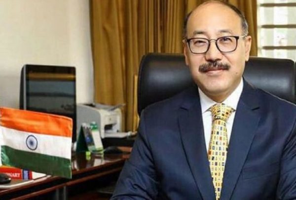 Secretary of External Affairs of India Shringla visiting Nepal