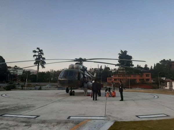 Modern helipad built at PM’s Official Residence at Baluwatar
