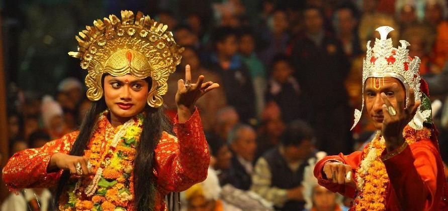 Kartik Naach concludes with a shortened Nrisingha Naach this year