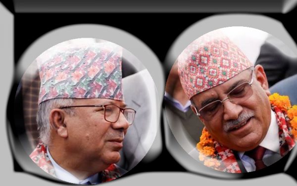 Prachanda-Nepal in talks immediately after Nembang leaves Khumaltar