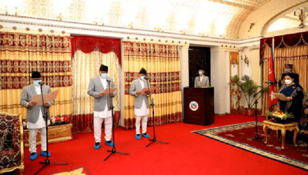 Three ambassadors administered oath of office