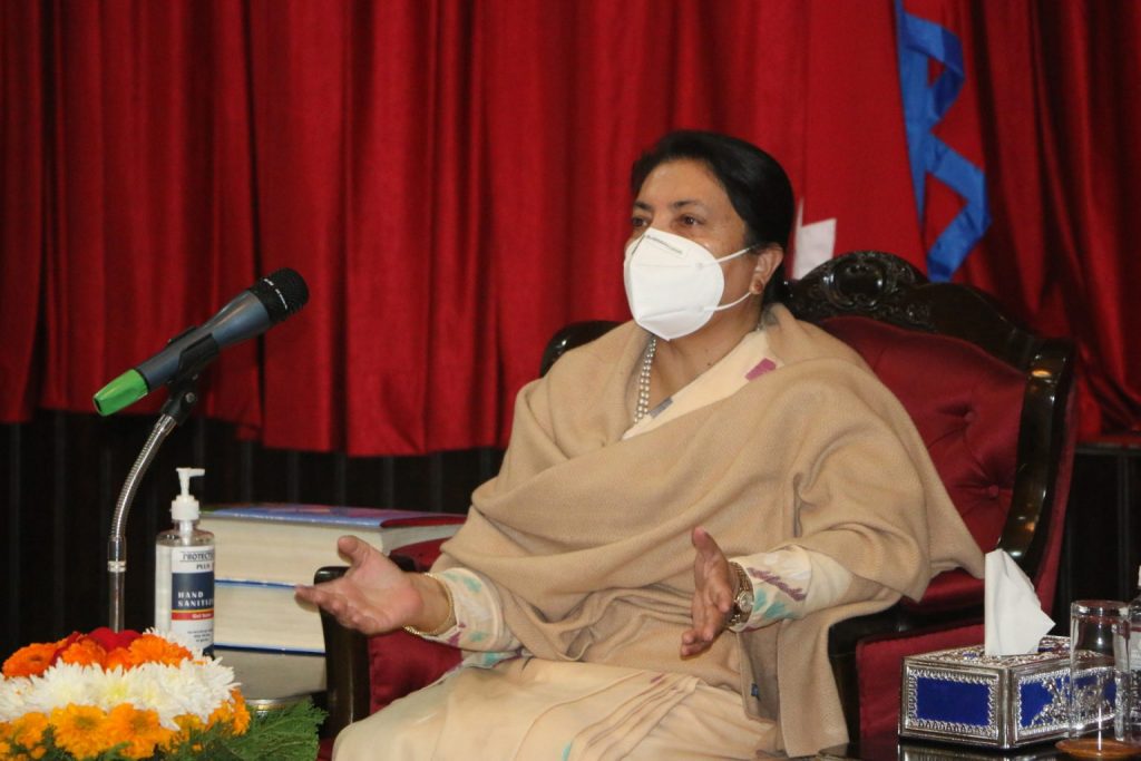 President Bhandari extends best wishes on Udhauli and Tamu Lhosar