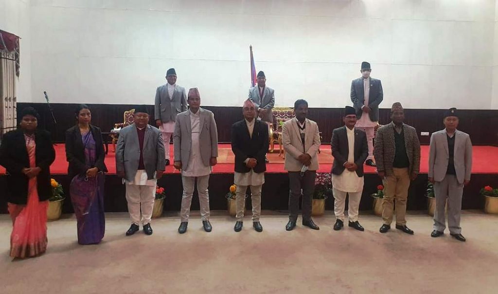 PM Oli reorganizes Cabinet