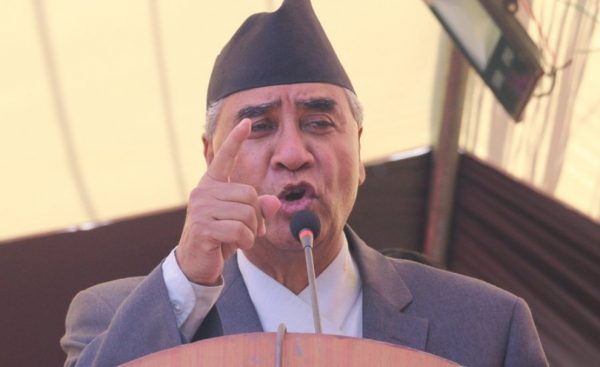 Nepali Congress submits 15-point action plan to PM Oli to tackle against covid