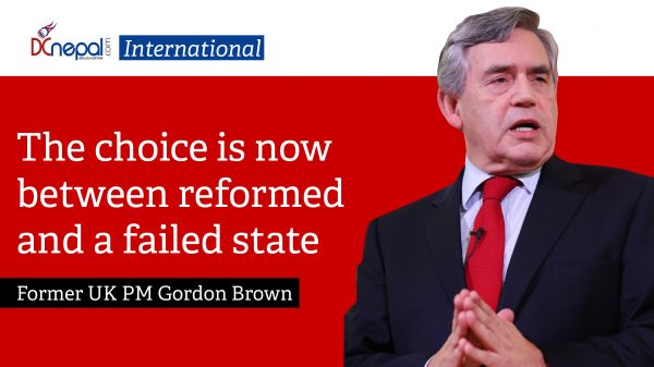 Former UK Prime Minister Gordon Brown warns Westminster government
