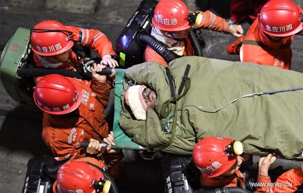 Nine miners in China rescued after 14 days of getting trapped underground