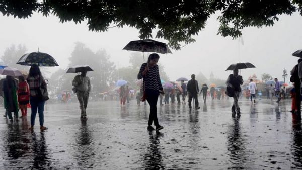 Influence of westerly wind : Rainfall forecasted till Wednesday