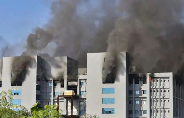 Devastating fire breaks out at the Serum Institute of India