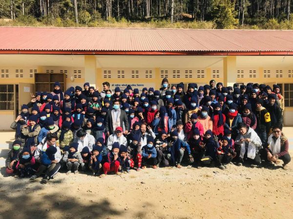 HHH provides warm attire for Helambu students