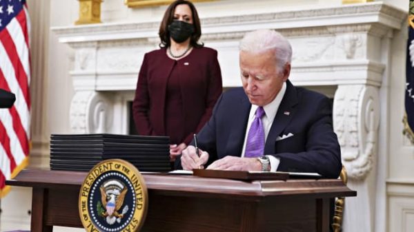 Biden signs two executive orders on International Women’s Day