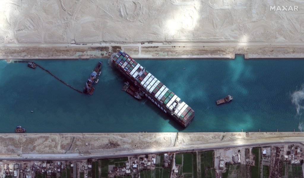 Giant Ship Stuck In Suez Canal Afloat, Traffic Resuming: Official