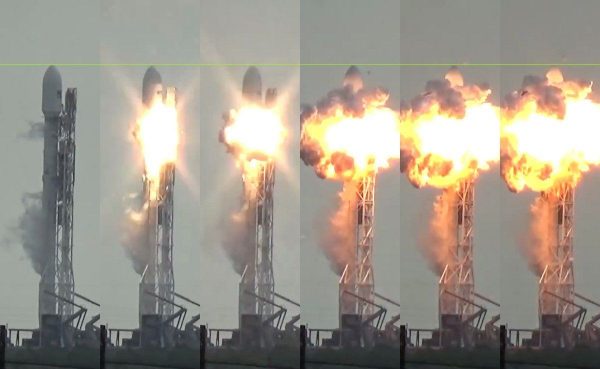 Elon Musk’s rocket explodes after reverse landing
