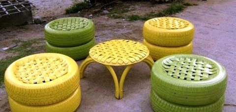 Rwandan business recycles old tyres into household objects