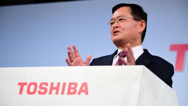 Toshiba president resigns amid acquisition talks