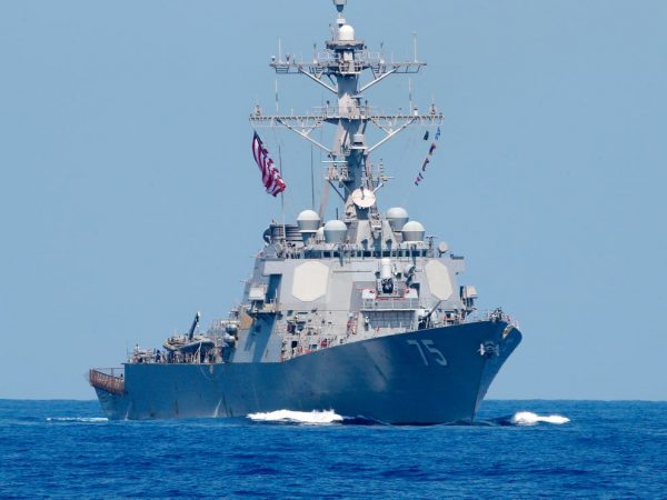 Unidentified drones found swarming around US warships