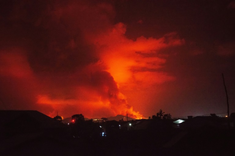 Volcano erupts near Goma city in DR Congo; Thousands evacuated