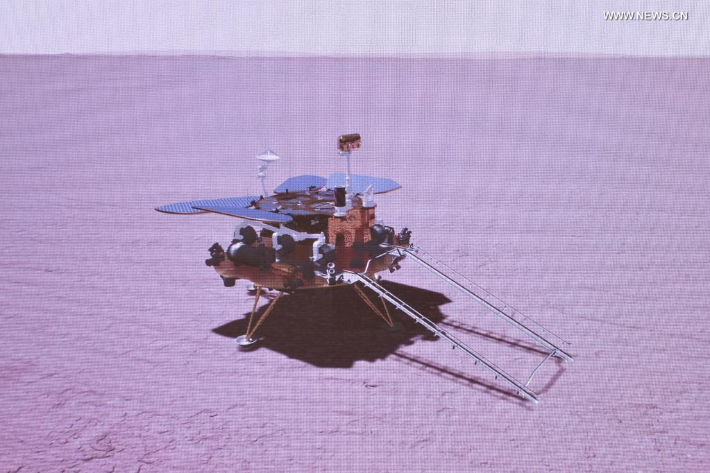 China lands its first probe on Mars