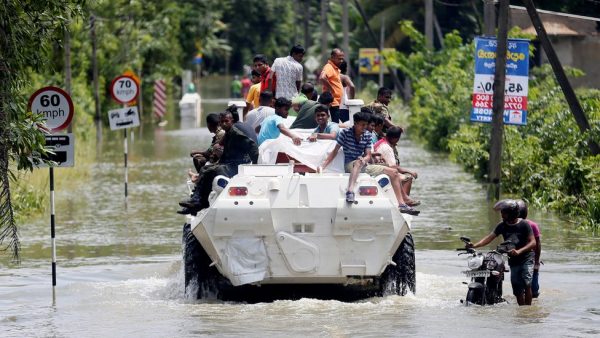 Floods, mudslides kill 3 in Sri Lanka, over 5,000 displaced