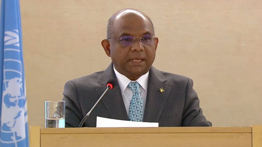 Maldivian foreign minister elected president of UNGA