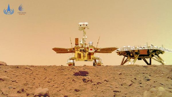 China releases new pictures of its rover on Mars