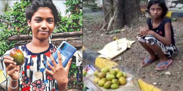 Indian girl sells dozen mangoes for 1.2 lakhs, buys smartphone for online classes