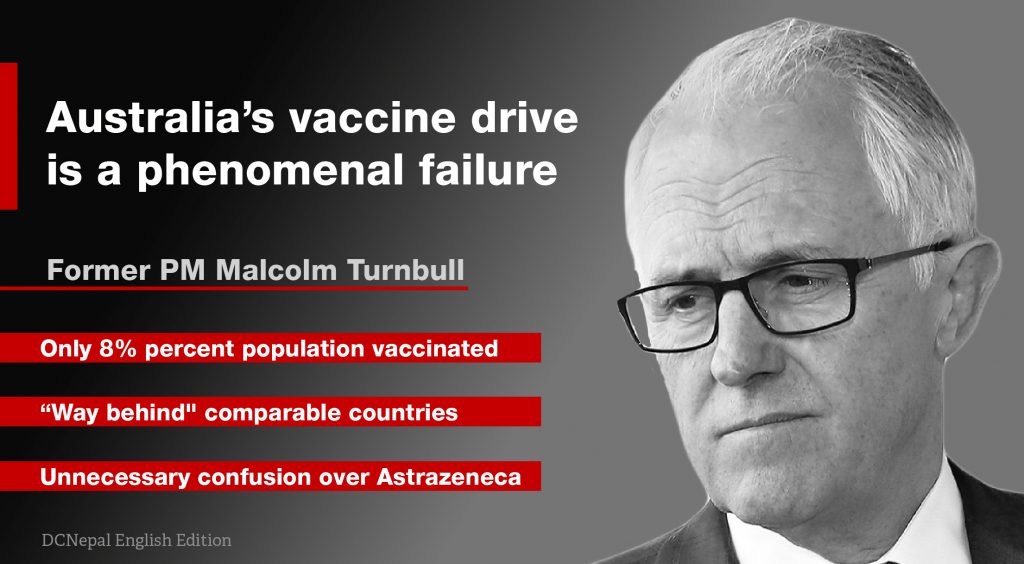 Former PM calls Australia’s vaccine drive a “phenomenal failure”