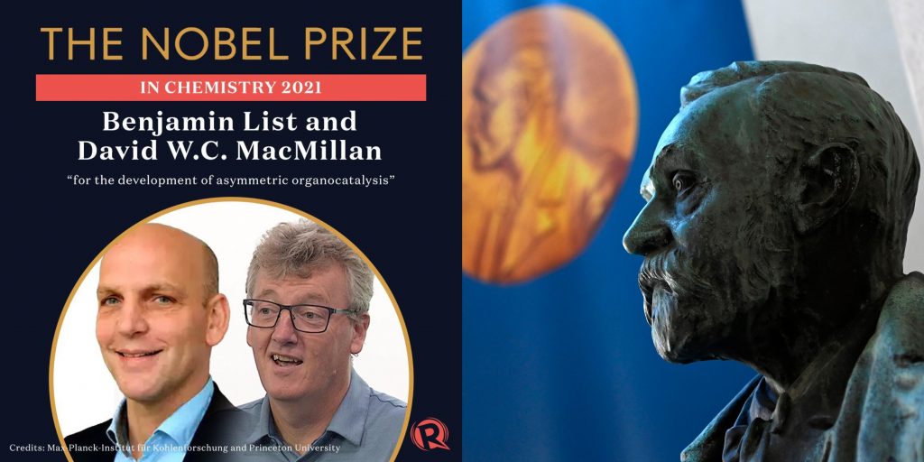 Nobel Prize in Chemistry awarded to Benjamin and MacMillan