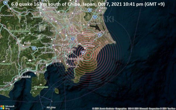 6.1 magnitude earthquake strikes Japan, no tsunami warning