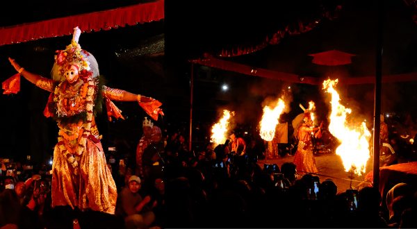 Kartik Naach in Pictures: Narasimha avatar takes centre stage at Patan Durbar Square