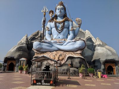 Giant Statue of “Shiva” at Pashupati Temple in Shuklaphanta