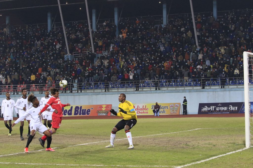 Nepal defeats Mauritius with ONE goal