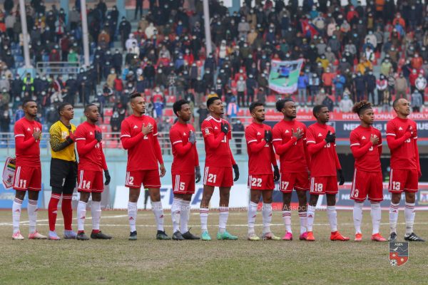Mauritius National Football team honored in Kathmandu