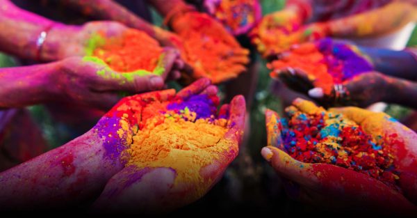 Holi, festival of colours, being observed today