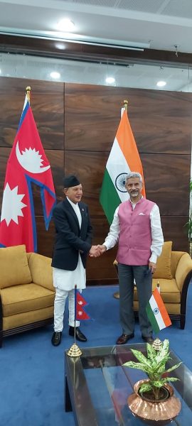 Nepali Foreign Minister Khadka meets Indian counterpart Jaishankar on sidelines of BIMSTEC