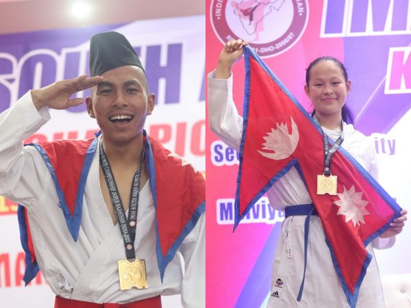 Nepali Shokotan team is bringing 12 gold medals from India