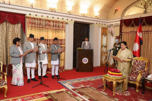 Four ambassadors administered oath of office