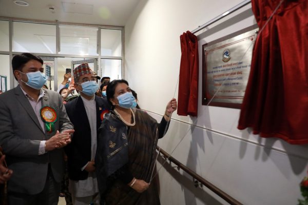 President Bhandari inaugurates Human Milk Bank at Paropakar Maternity Hospital